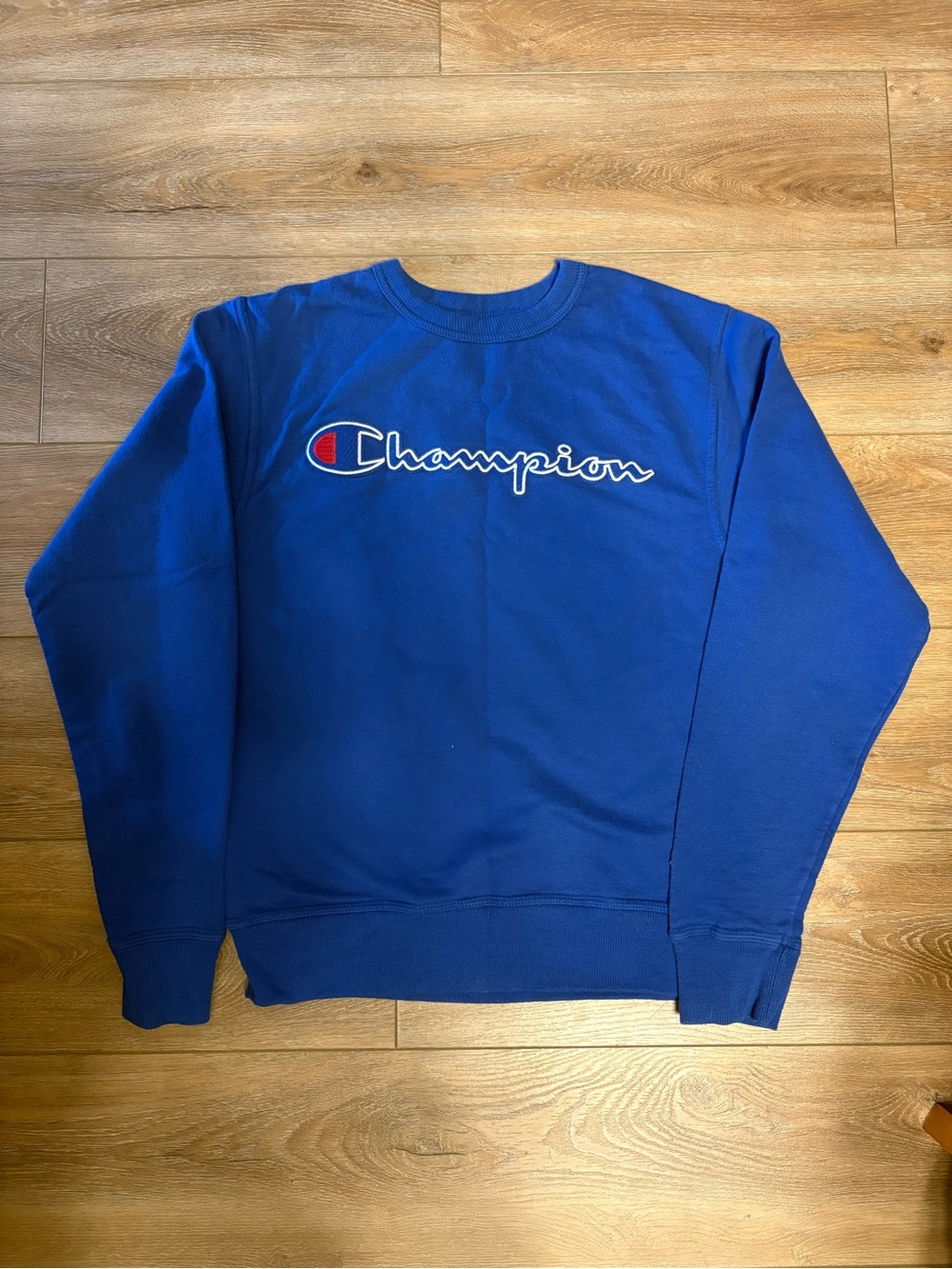 Royal Blue Champion Crewneck Size S